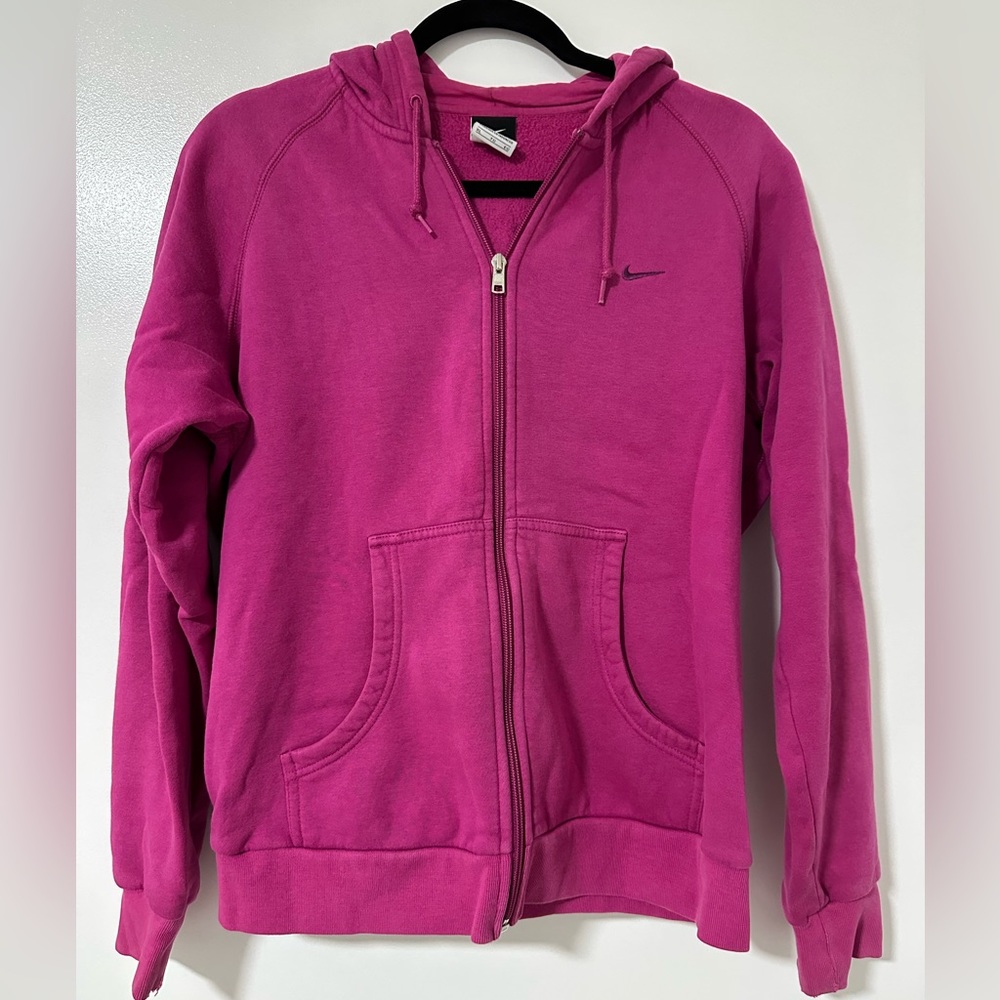 Purple Nike zip up Jacket
